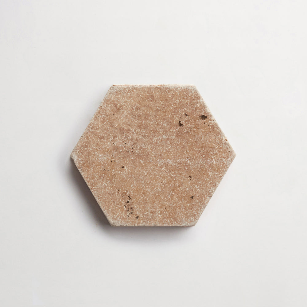 Pemberley Pavers | Hex | Sand | Tumbled