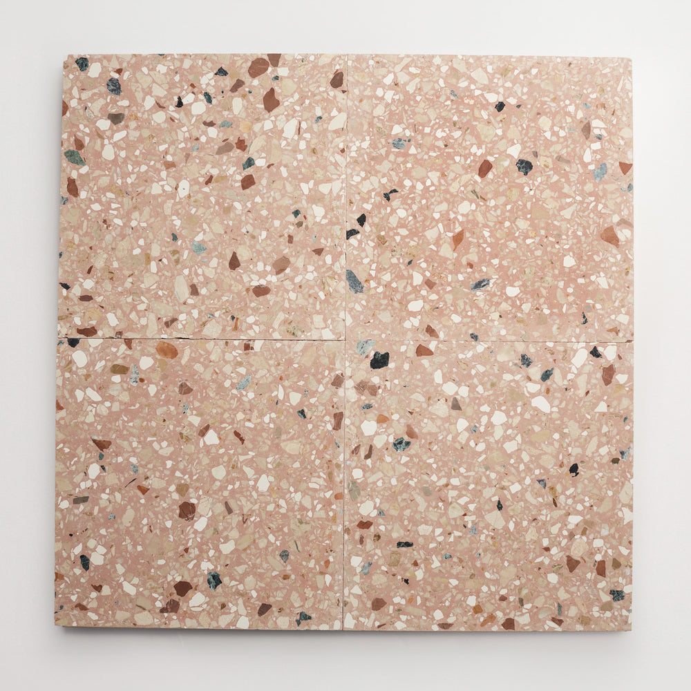 Dolce Vita Terrazzo | Torrone IV | Large Field Tile | Argilla | Honed